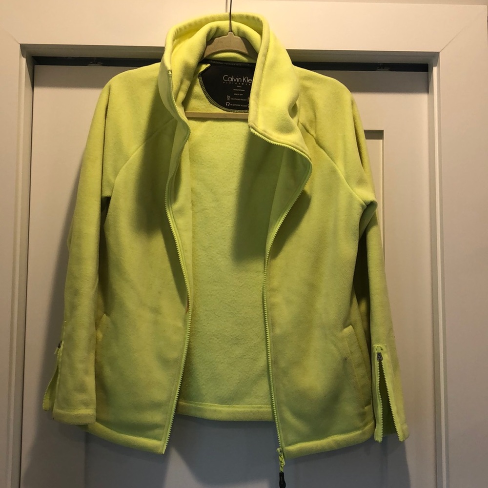 Neon Calvin Klein fleece